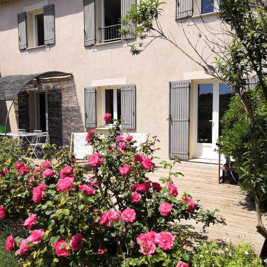 Villa Spacieuse Avec Terrasse Et Vue Mont Ventoux Entrechaux Exteriör bild